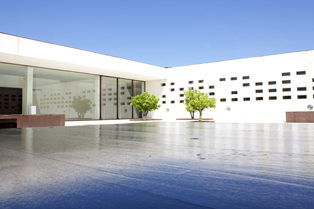 View of the exhibitions on the ground floor.