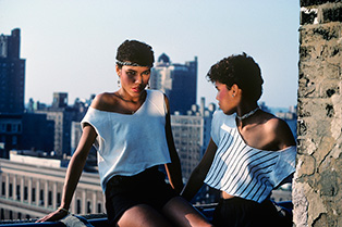 Lopez Sisters on the Roof, New York, NY, 1977-1985,